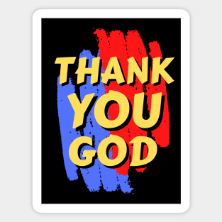 Thank You God | Christian Magnet